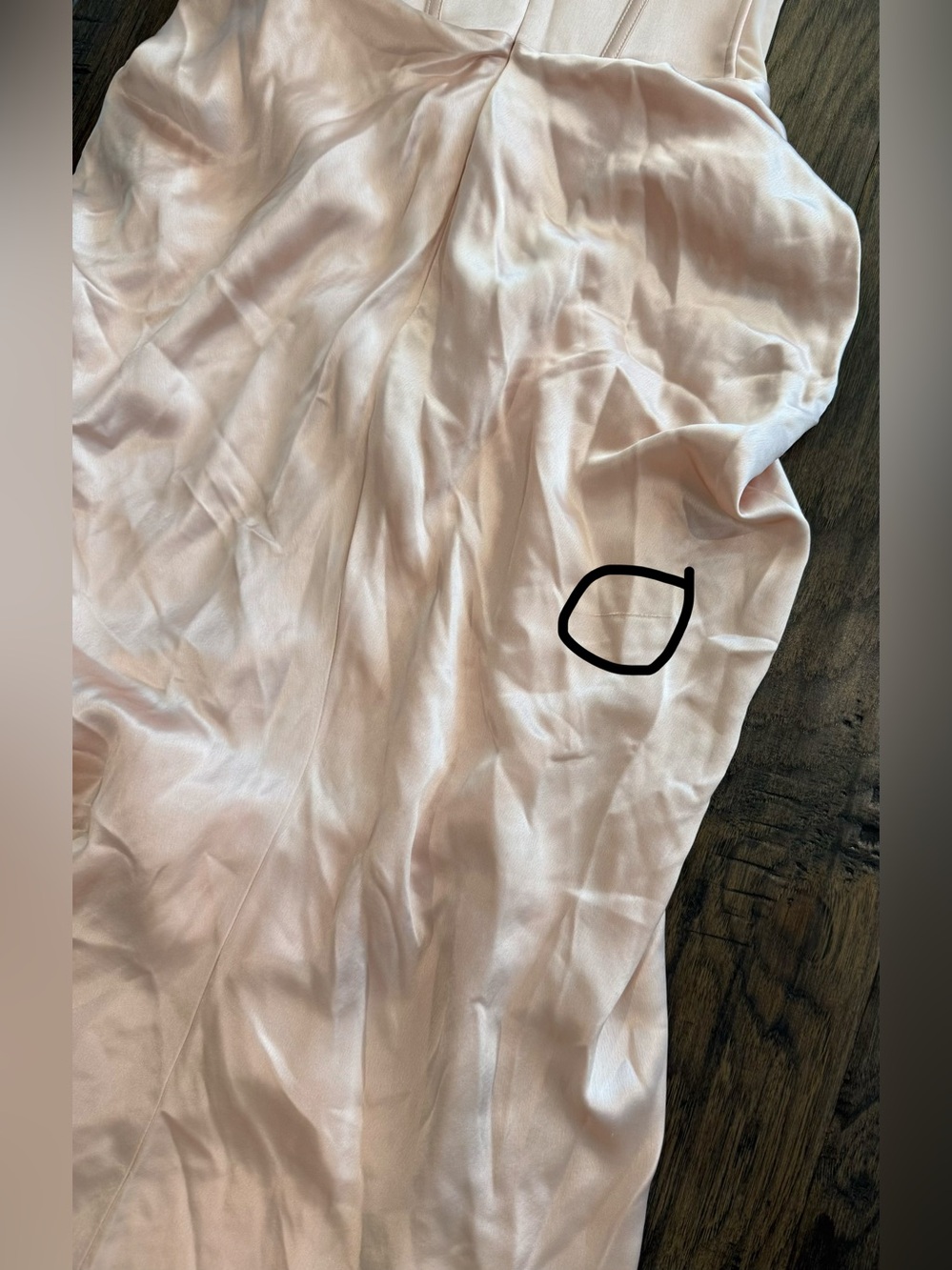 HOUSE OF CB Angeline Sleeveless Satin Corset Gown - Picture 8 of 8
